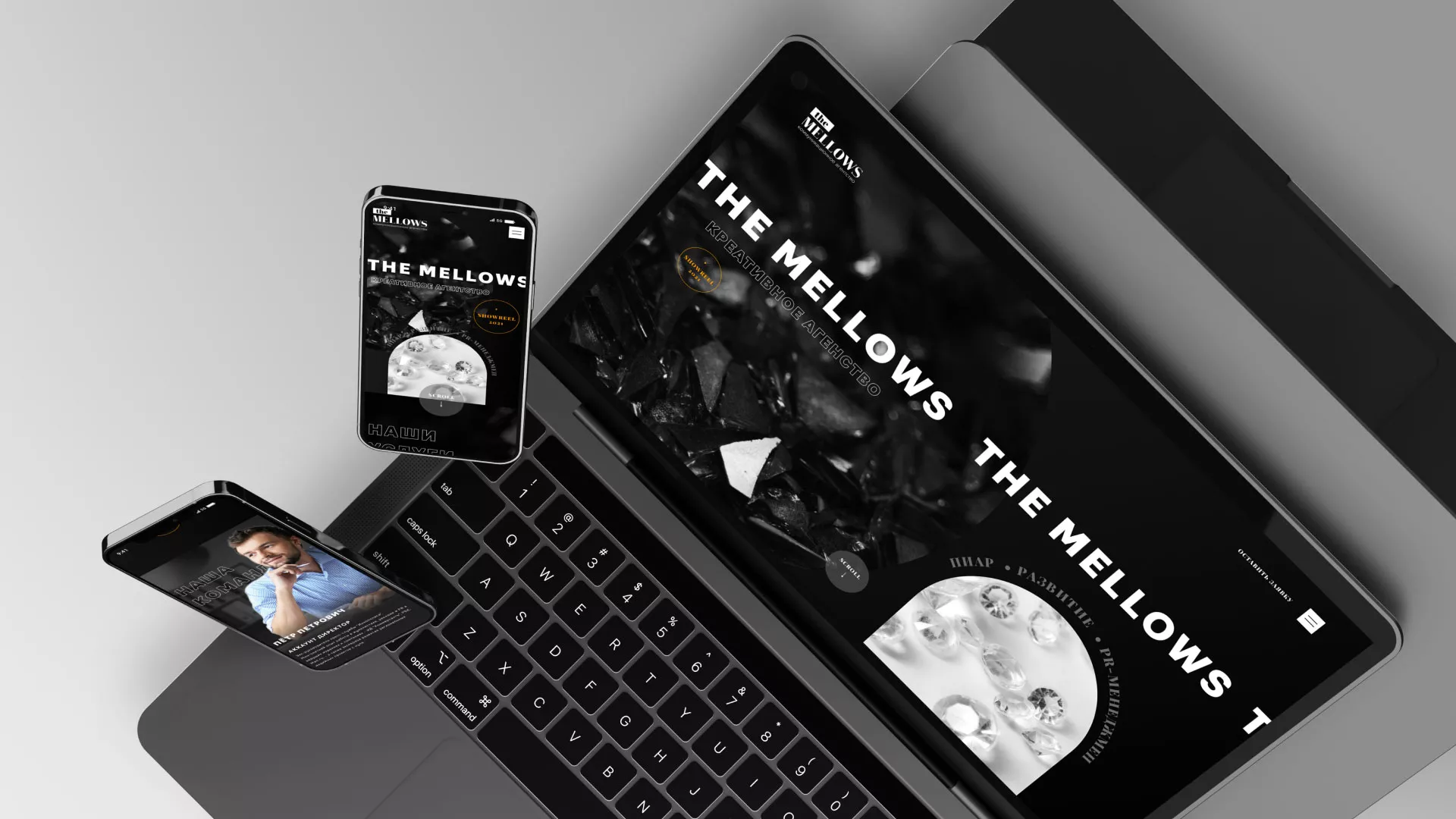 Разработка сайта креативного агентства «The Mellows» в Жирновске