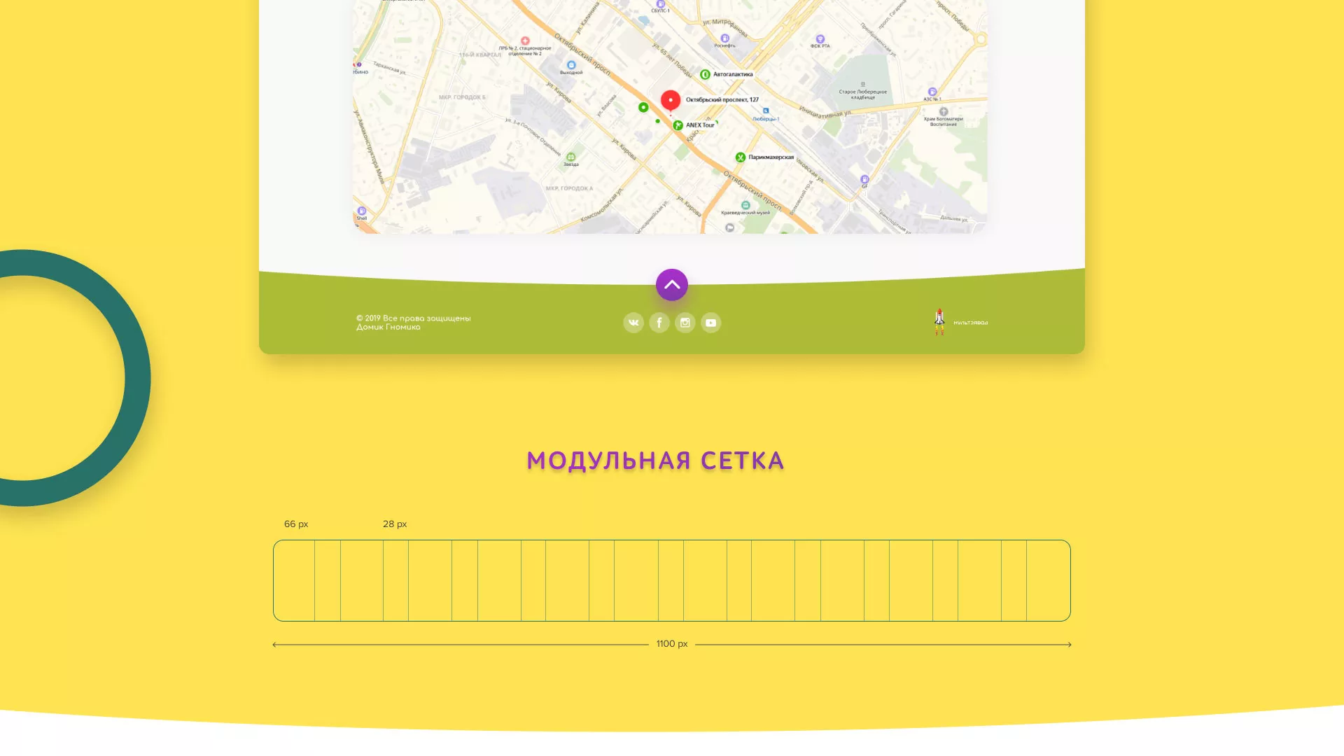 Разработка сайта детского активити-клуба «Домик гномика» в Жирновске