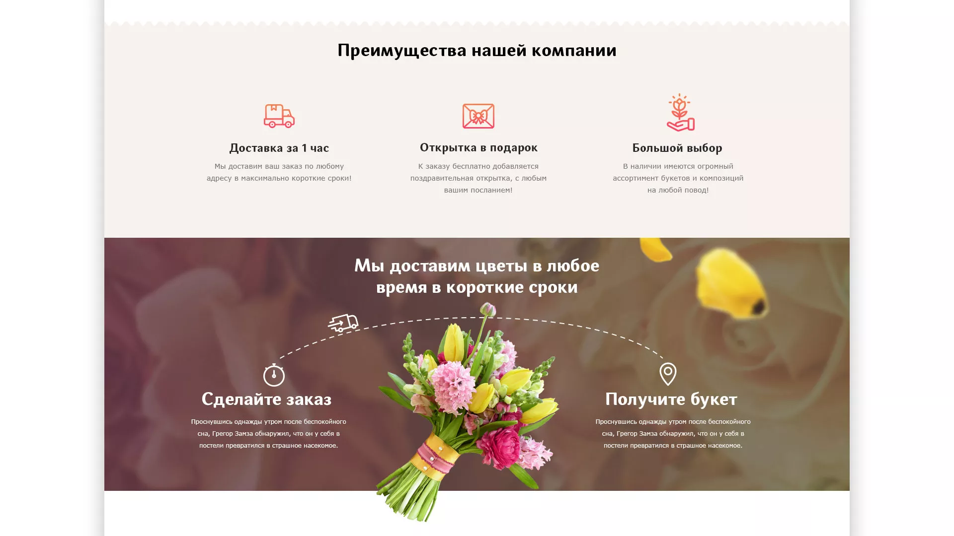 Создание интернет-магазина «Букет-онлайн» по цветам в Жирновске