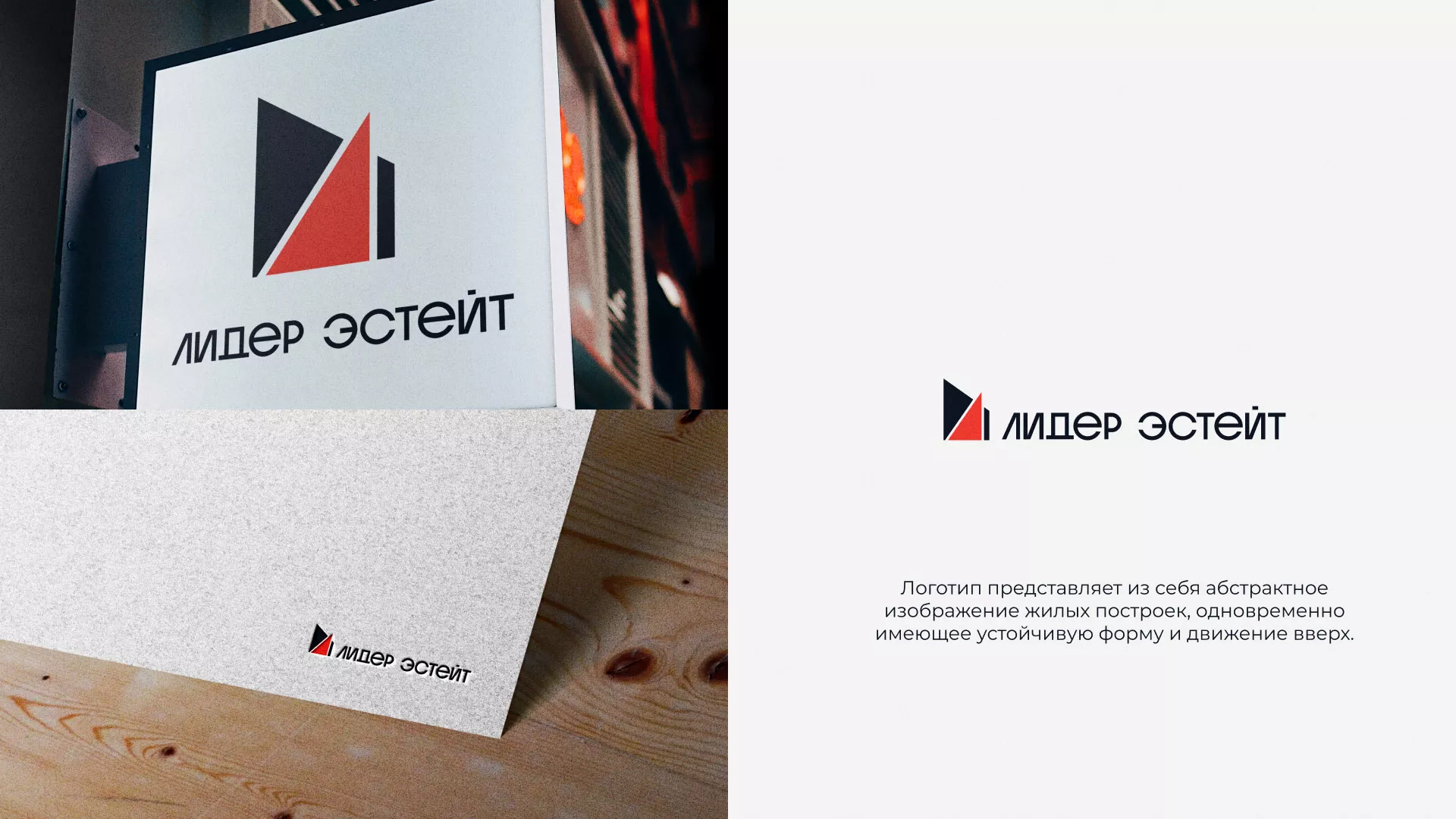 Сделали логотип для агентства недвижимости «Лидер Эстейт» в Жирновске