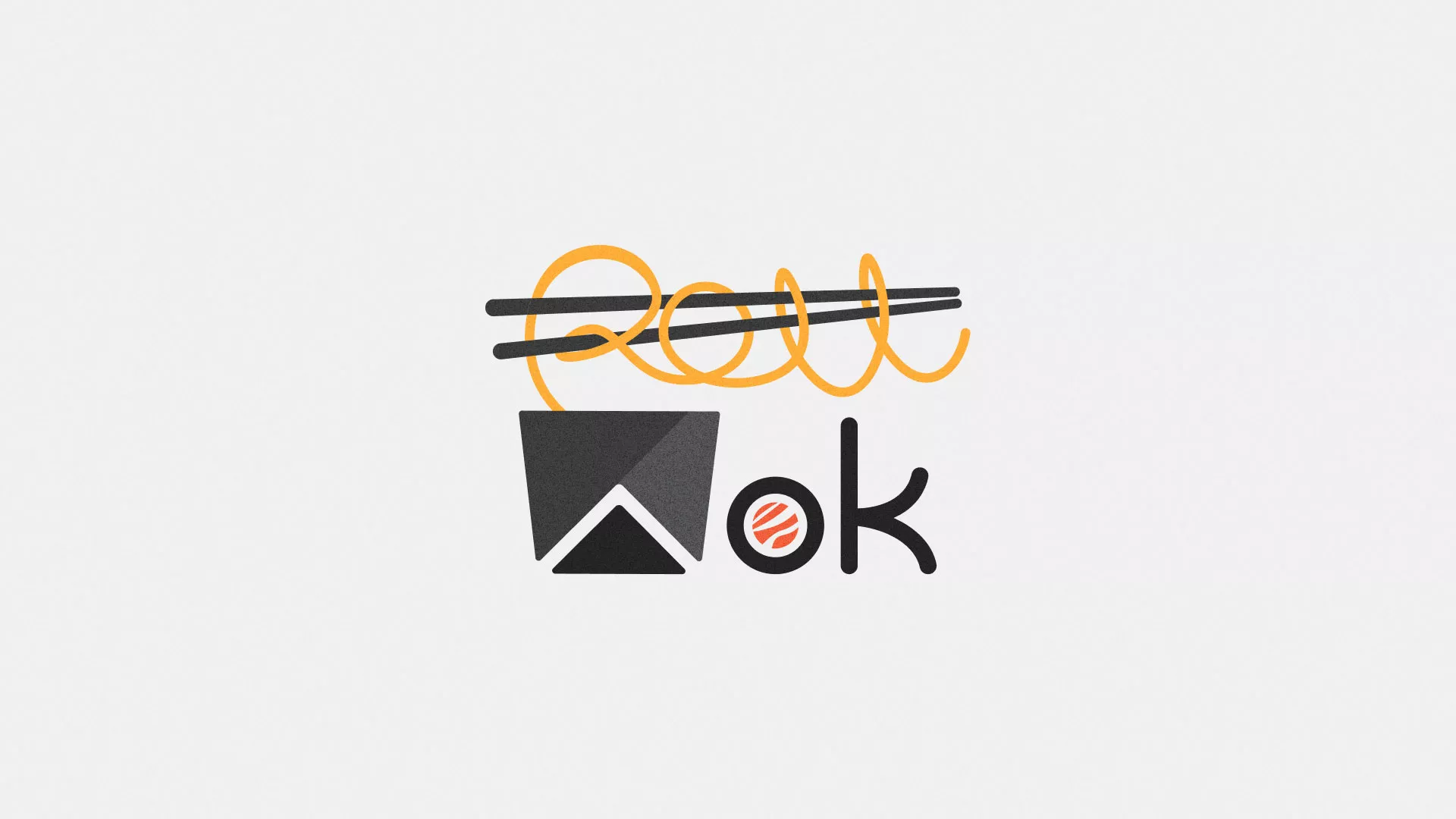 Разработка логотипа в Жирновске для суши-бара «Roll Wok Club» Разработка логотипа в Жирновске для суши-бара «Roll Wok Club»