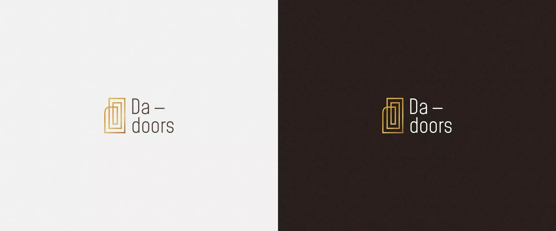 Разработка логотипа для компании «DA-DOORS» в Жирновске